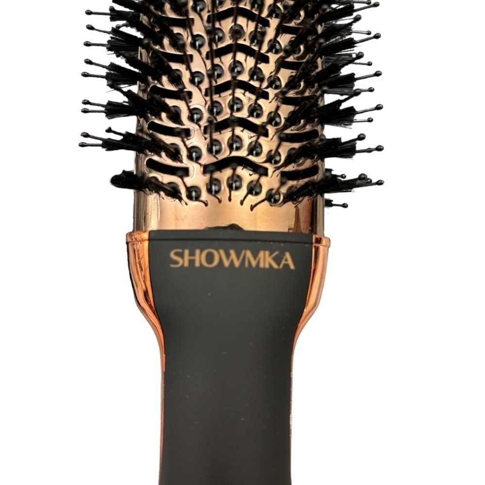 Hair Dryer Styler Brush Black and Gold Lightweight NIB - Picture 3 of 10